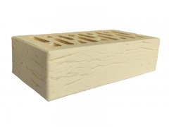 Кирпич керамический Строма облицовочный одинарный Слоновая кость Рустик